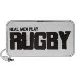 Real Men Play Rugby Laptop Speaker