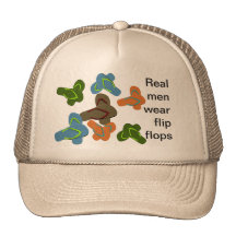 Real Men Wear Flip Flops Trucker Hat