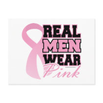 Real Men Wear Pink 2 Postcard