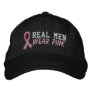 Real Men Wear Pink - Breast Cancer Embroidered Baseball Cap