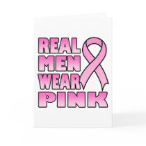 real men wear pink Greeting Card