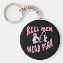 Real Men Wear Pink keychains