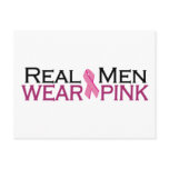 Real Men Wear Pink Postcard