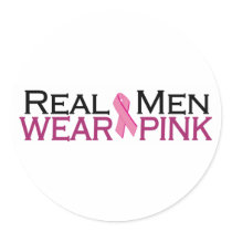 Real Men Wear Pink Sticker