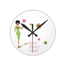 Real pretty Girls clock
