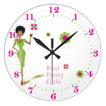Real pretty Girls clock