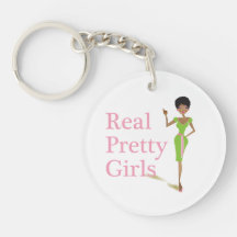 Real Pretty Girls Keychain Acrylic Key Chains