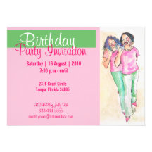 Real Pretty Girls Sorority Girls Invitation