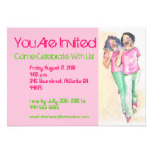 Real Pretty Girls Sorority Invitation
