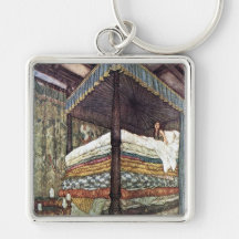 Real Princess by Edmund Dulac Keychain