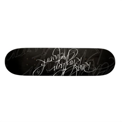 Real Rhythm Logo Skateboard