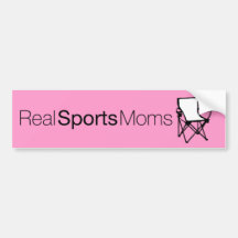 Real Sports Moms Bumper Sticker