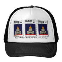 Real Stamps at Zazzle.com - Invalides (L'église de Trucker Hats