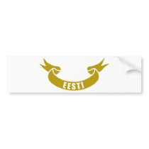 real-tape-Eesti Bumper Sticker