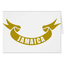 real-tape-jamaica greeting card