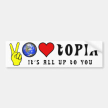 Real Utopia Bumper Stickers