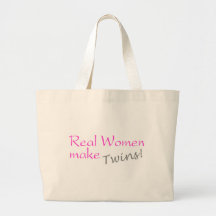 Real Woman Make Twins (Pink) Bag