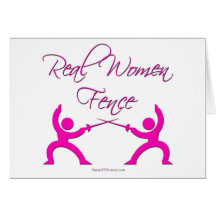 Real Women Fence Card
