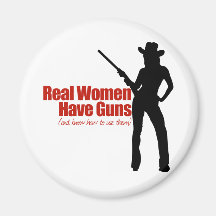Real Women Have Guns Refrigerator Magnets