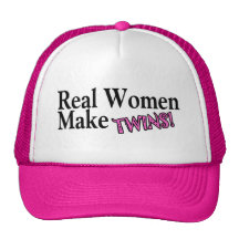 Real Women Make Twins (Pink) Trucker Hat