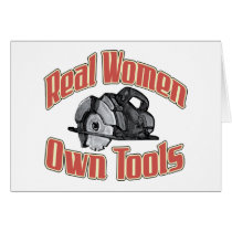Real women own tools Card