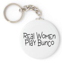 Real Women Play Bunco Keychains