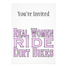Real Women Ride Dirt Bikes Invite