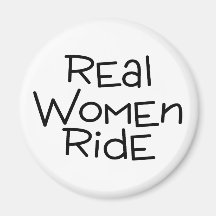 Real Women Ride Magnet