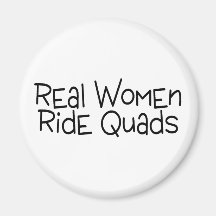 Real Women Ride Quads Magnet