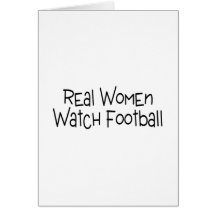 Real Women Watch Football Cards