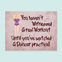 Real Workout postcards