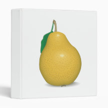 realistic golden pear vinyl binders