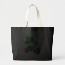 realistic juicy strawberries bags