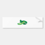 realistic pea pods bumper sticker