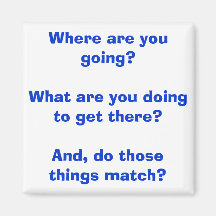 Reality Check Fridge Magnet