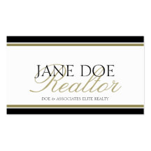 Realtor Gold Script - Available Letterhead - Business Card
