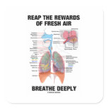 Reap The Rewards Of Fresh Air Breathe Deeply Sticker