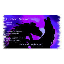 Rearing Horse Design Business Card