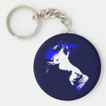 Rearing Horse Keychains