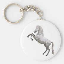 Rearing horse keychains