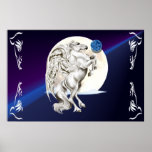 Rearing Pegasus Stallion Poster