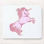 Rearing Unicorn Mouse Pad