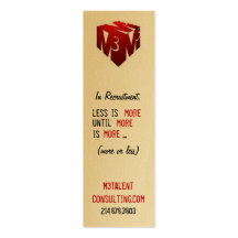 "Rebel Yell" Business Card - Less is More