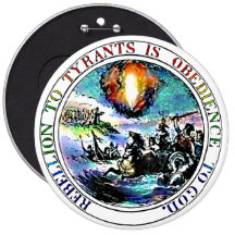 Rébellion aux boutons d'image de tyrans pin's
