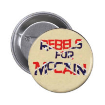 Rebels for McCain Button