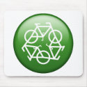 ReBicycle Green mousepads