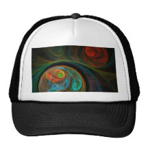 Rebirth Abstract Art Hat