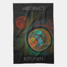 Rebirth Abstract Art Kitchen Towel