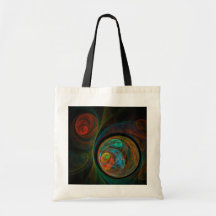 Rebirth Abstract Art Tote Bag