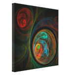 Rebirth Abstract Art Wrapped Canvas Print
